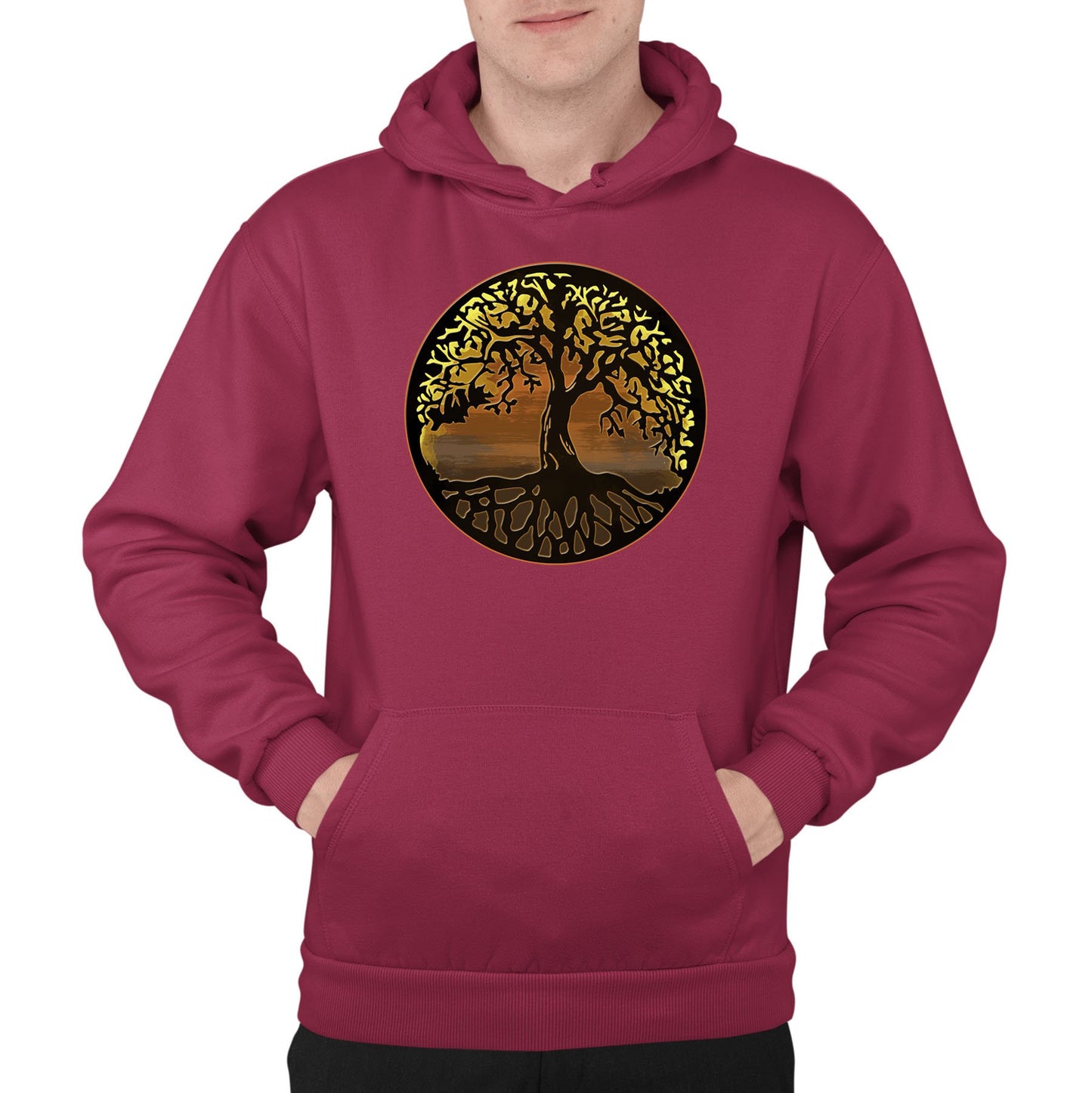 Tree Of Life Mens Pullover Hoodie