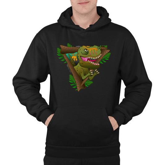 T-Rex Dinosaur Mens Pullover Hoodie