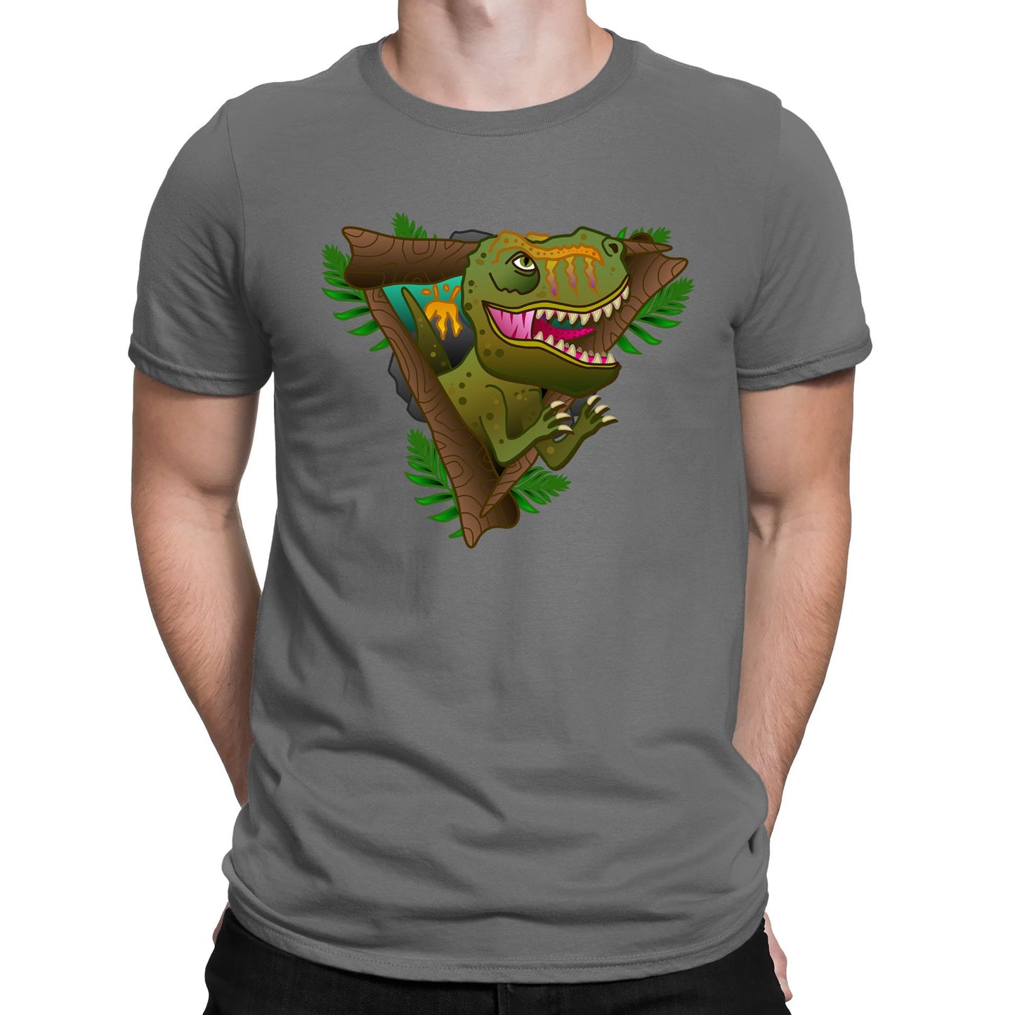 T-Rex Dinosaur Mens T-shirt