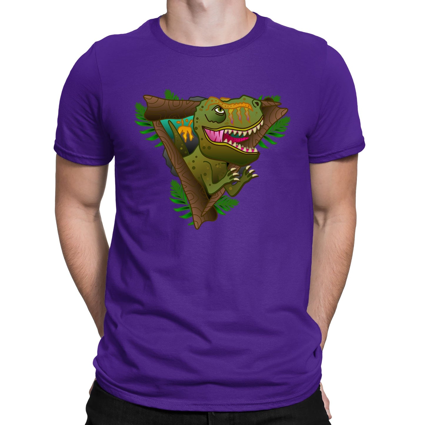 T-Rex Dinosaur Mens T-shirt