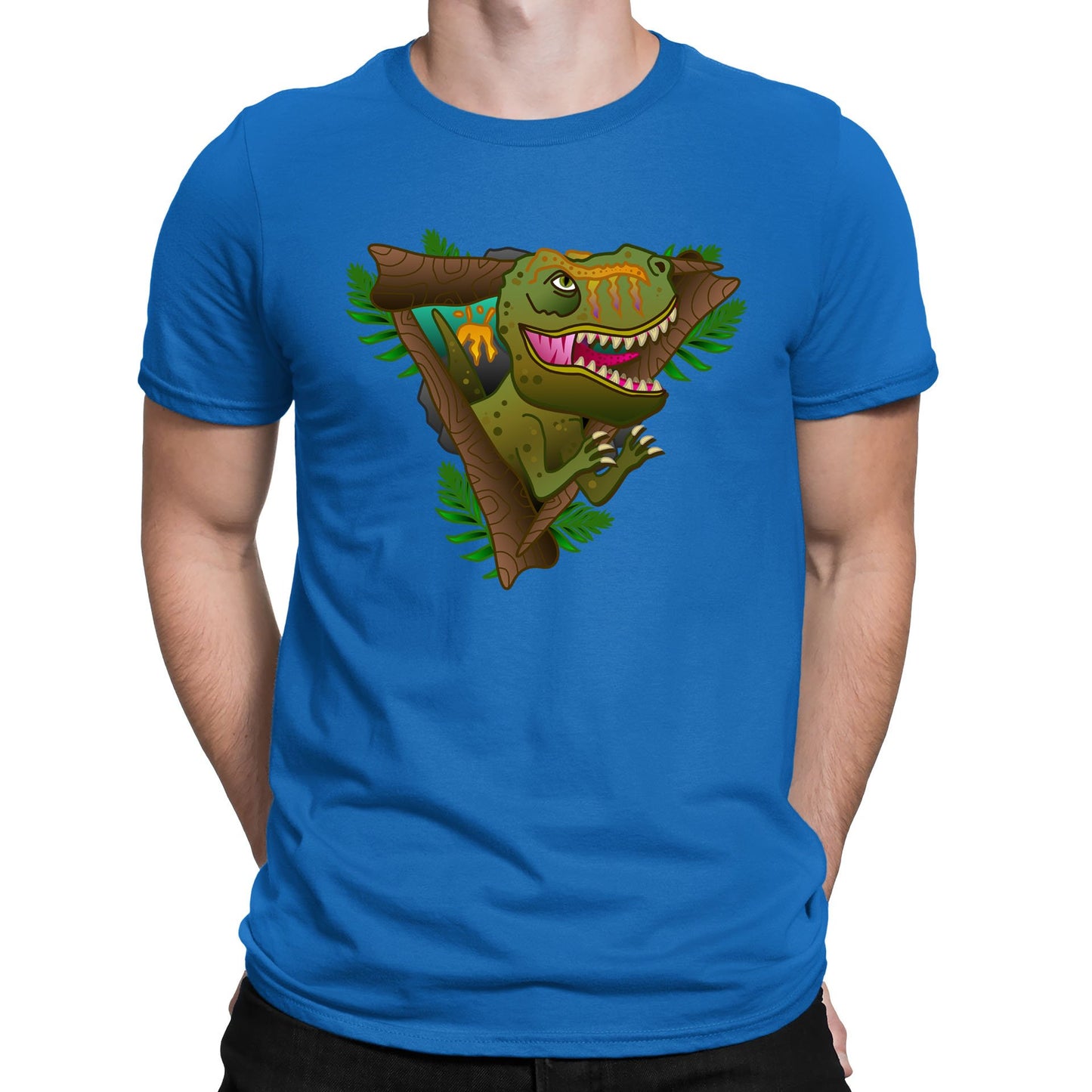 T-Rex Dinosaur Mens T-shirt