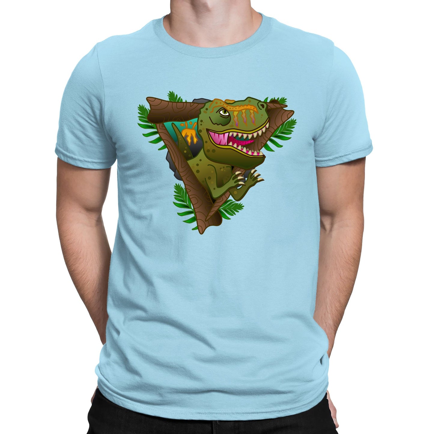 T-Rex Dinosaur Mens T-shirt