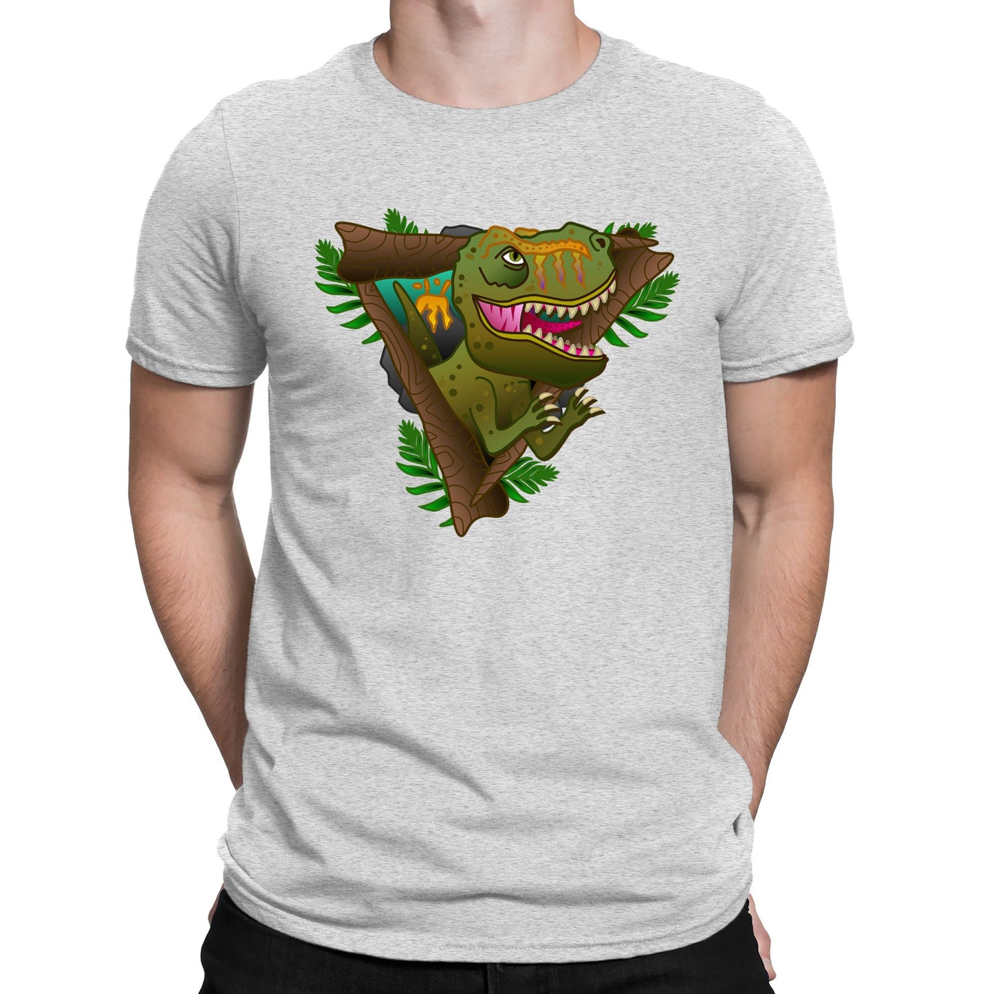 T-Rex Dinosaur Mens T-shirt