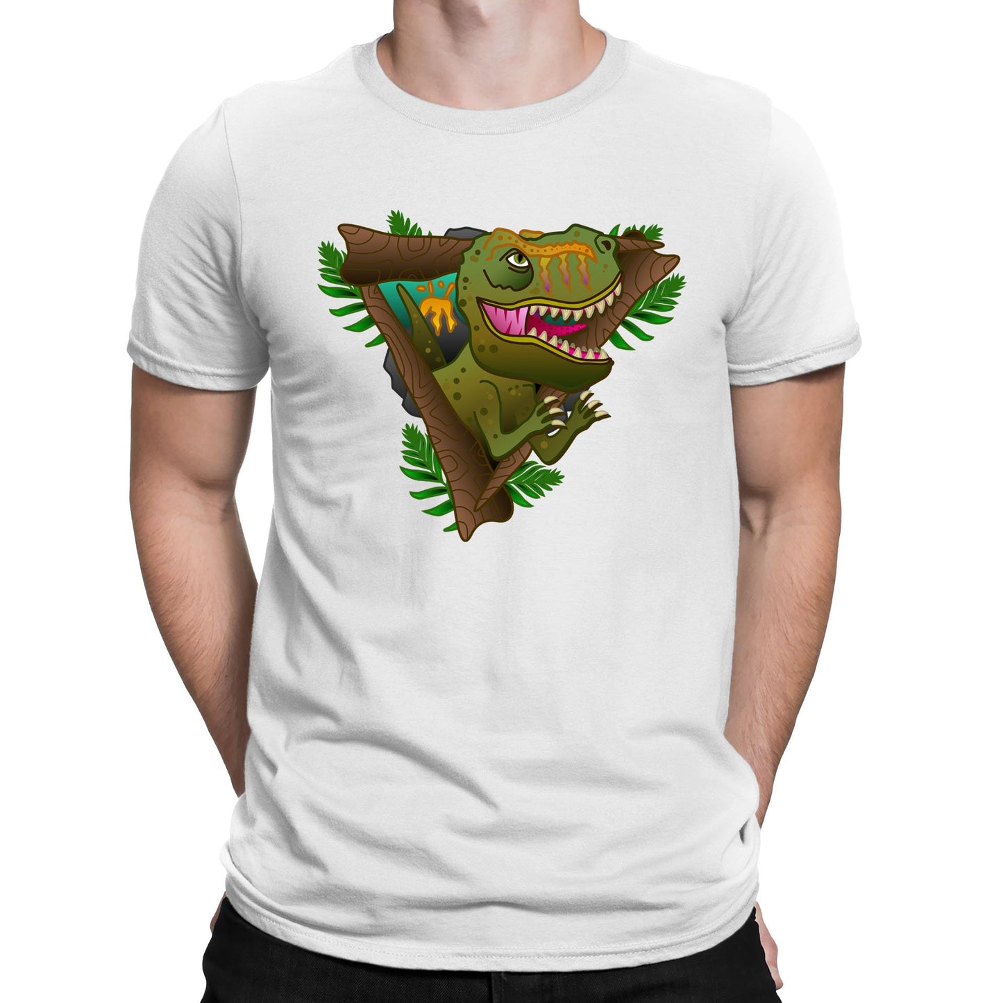 T-Rex Dinosaur Mens T-shirt