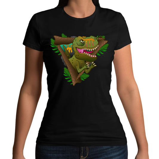 T-Rex Dinosaur Womens T-shirt