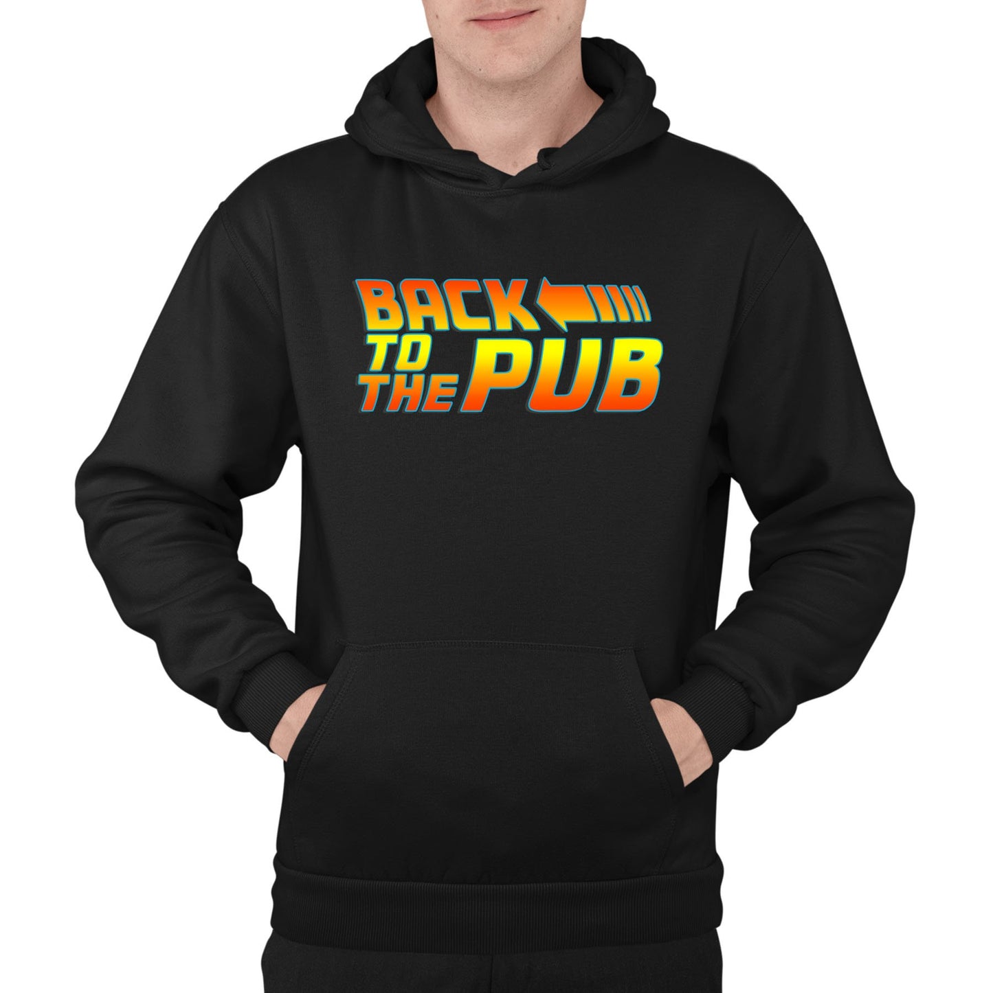 Back To The Pub Mens Pullover Hoodie