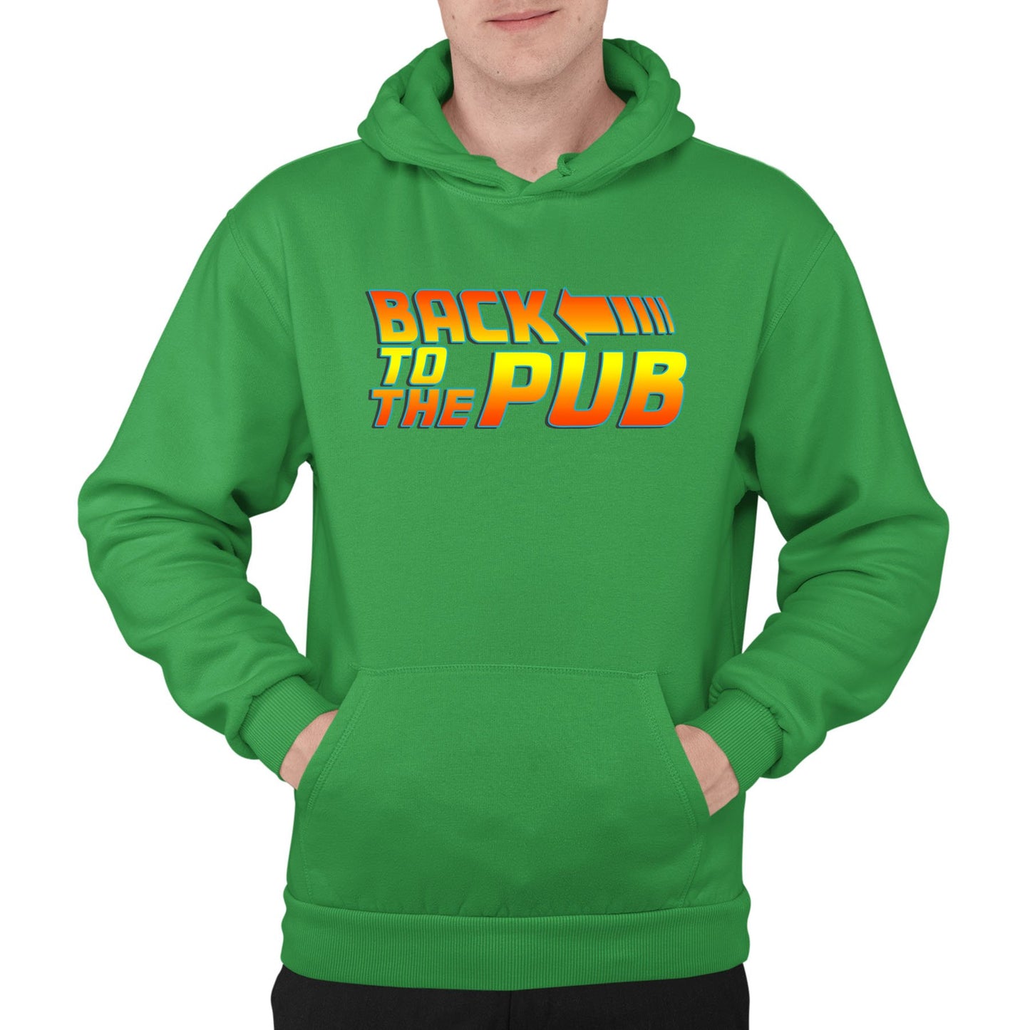 Back To The Pub Mens Pullover Hoodie