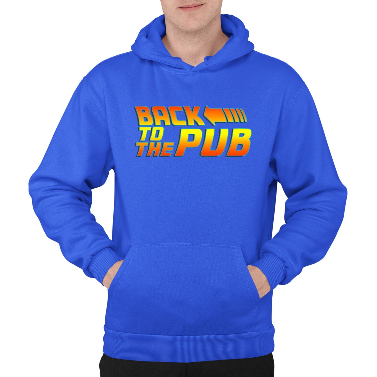 Back To The Pub Mens Pullover Hoodie