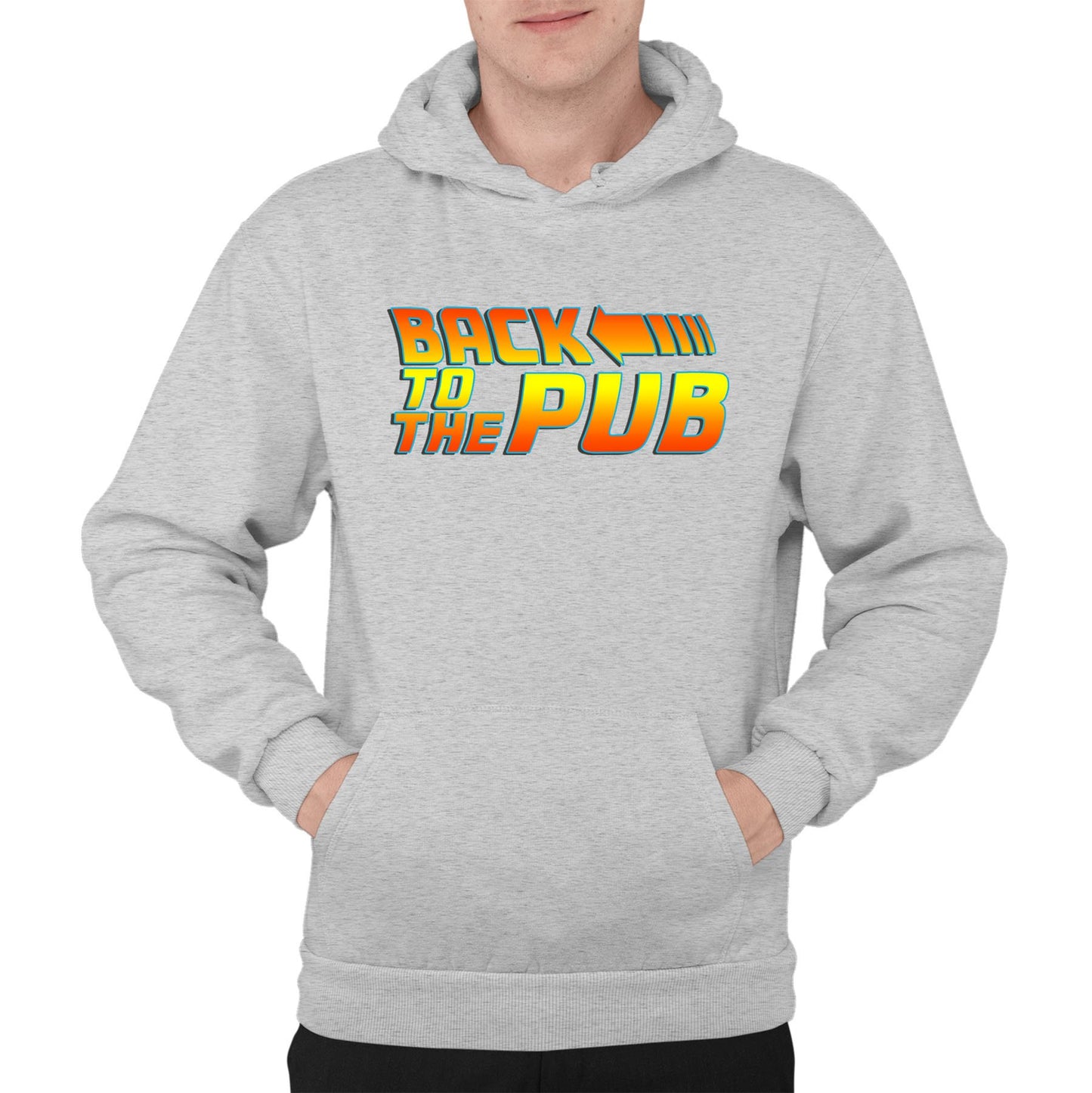 Back To The Pub Mens Pullover Hoodie