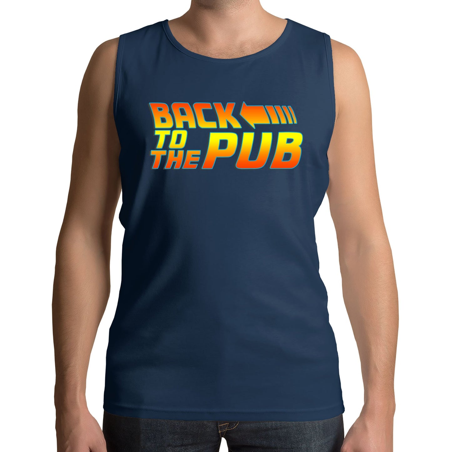 Back To The Pub Mens Vest