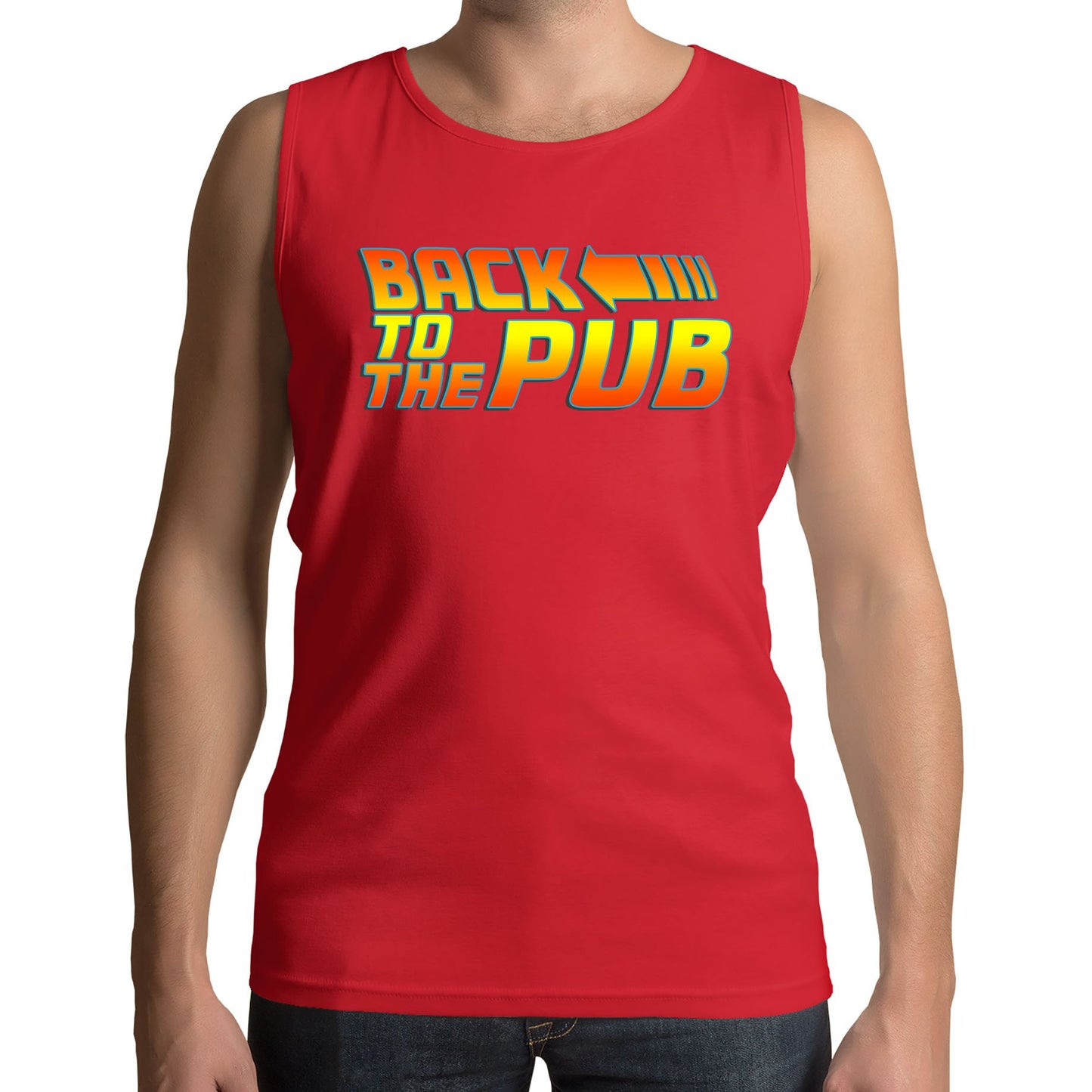 Back To The Pub Mens Vest