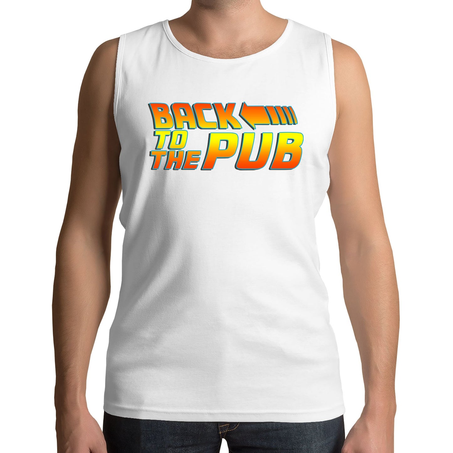 Back To The Pub Mens Vest