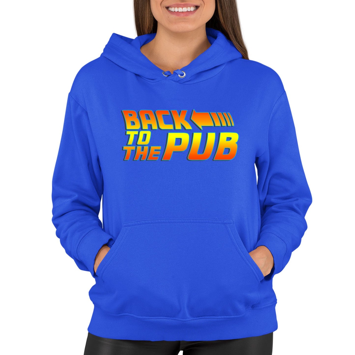 Back To The Pub Womens Pullover Hoodie