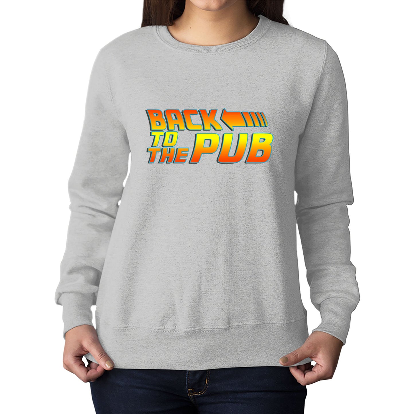 Back To The Pub Womens Sweatshirt