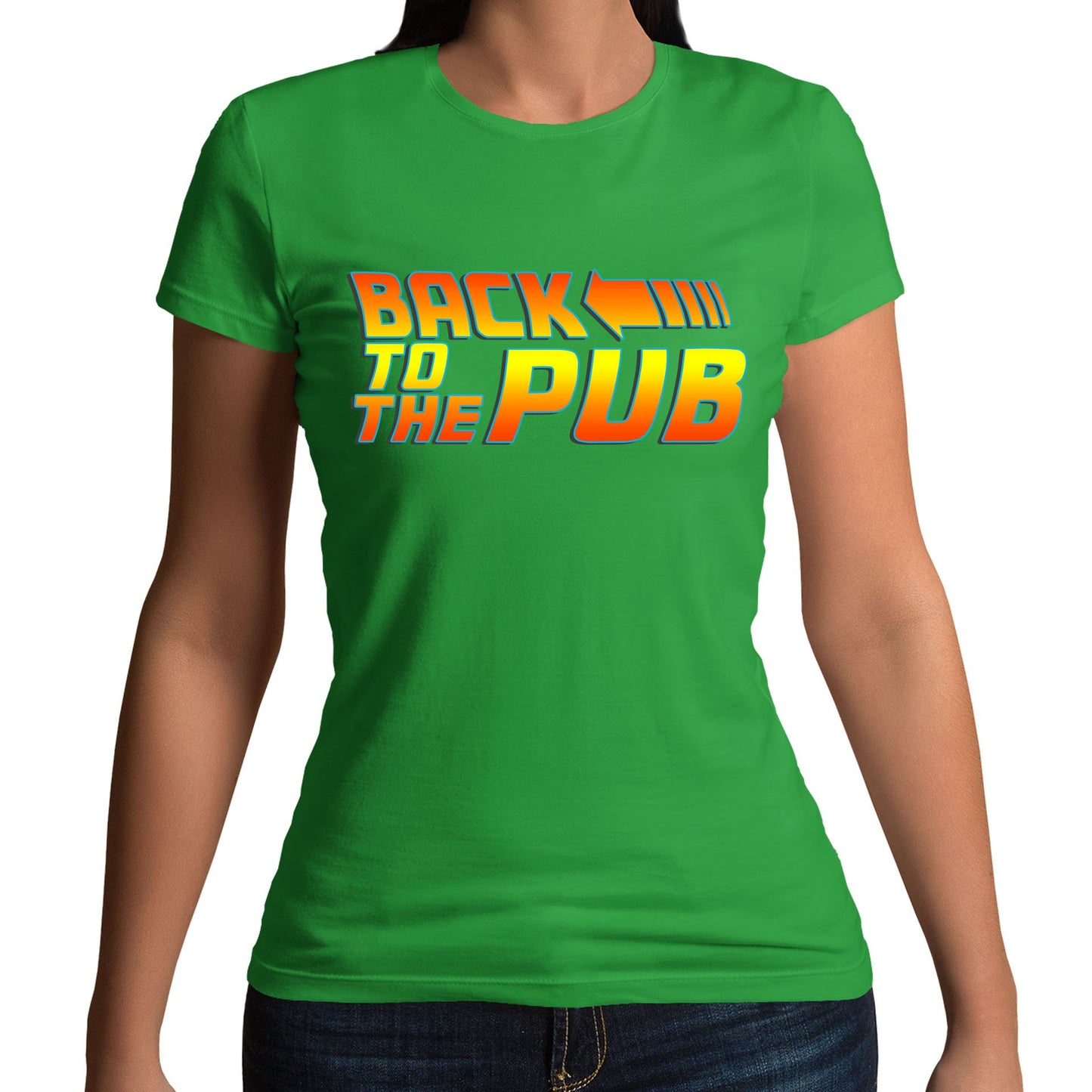 Back To The Pub Womens T-shirt