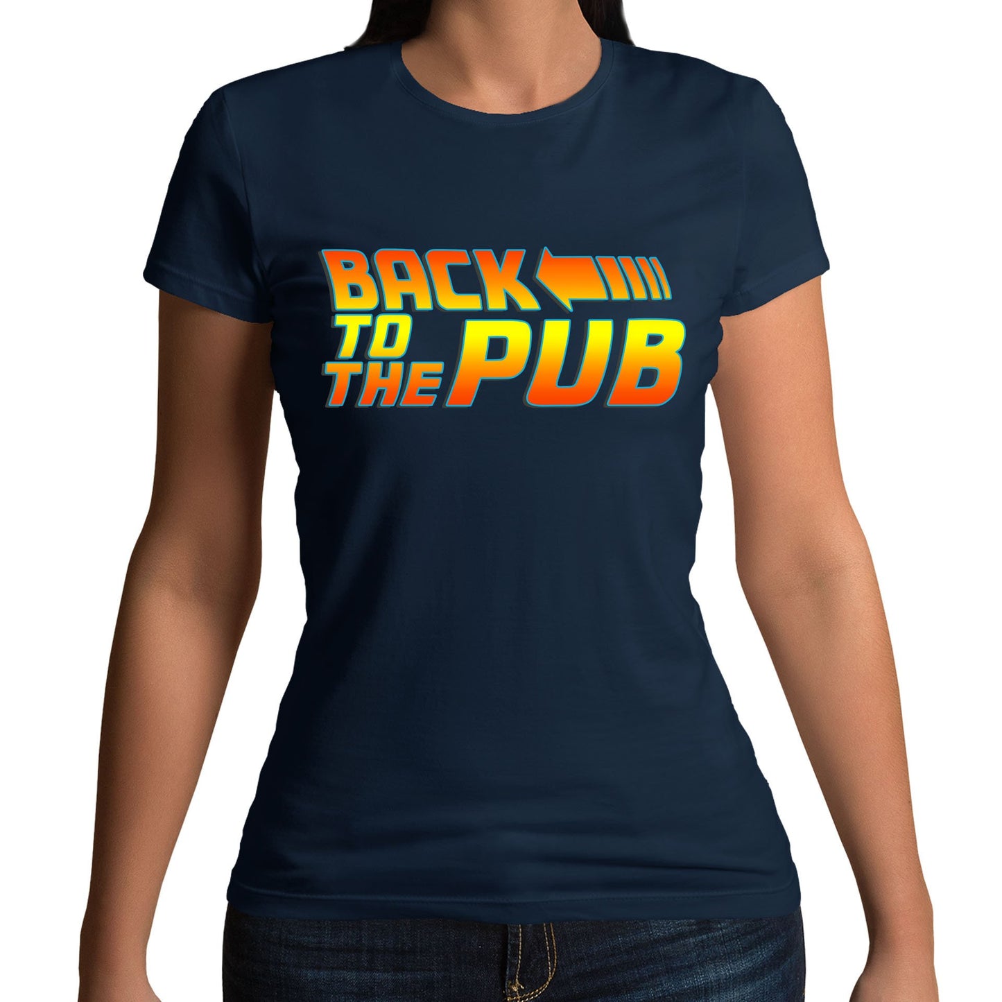 Back To The Pub Womens T-shirt