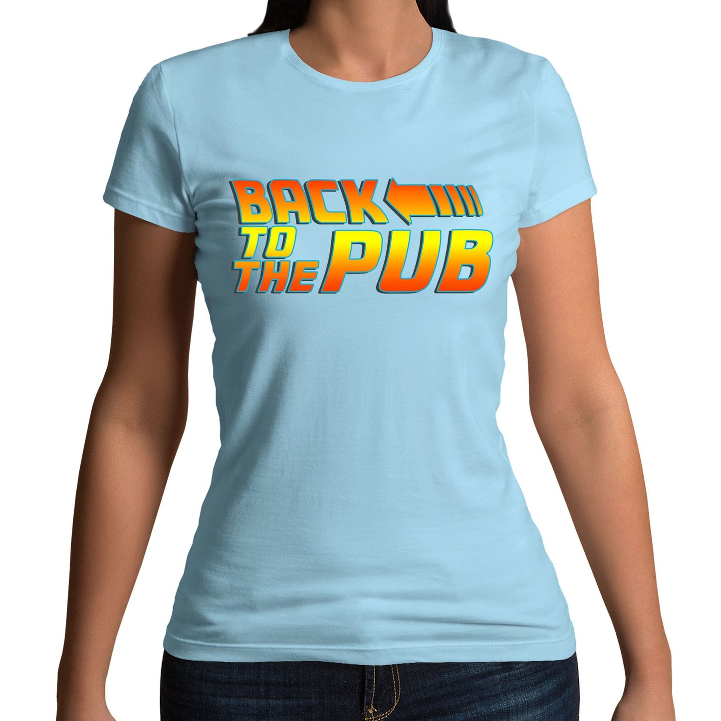 Back To The Pub Womens T-shirt