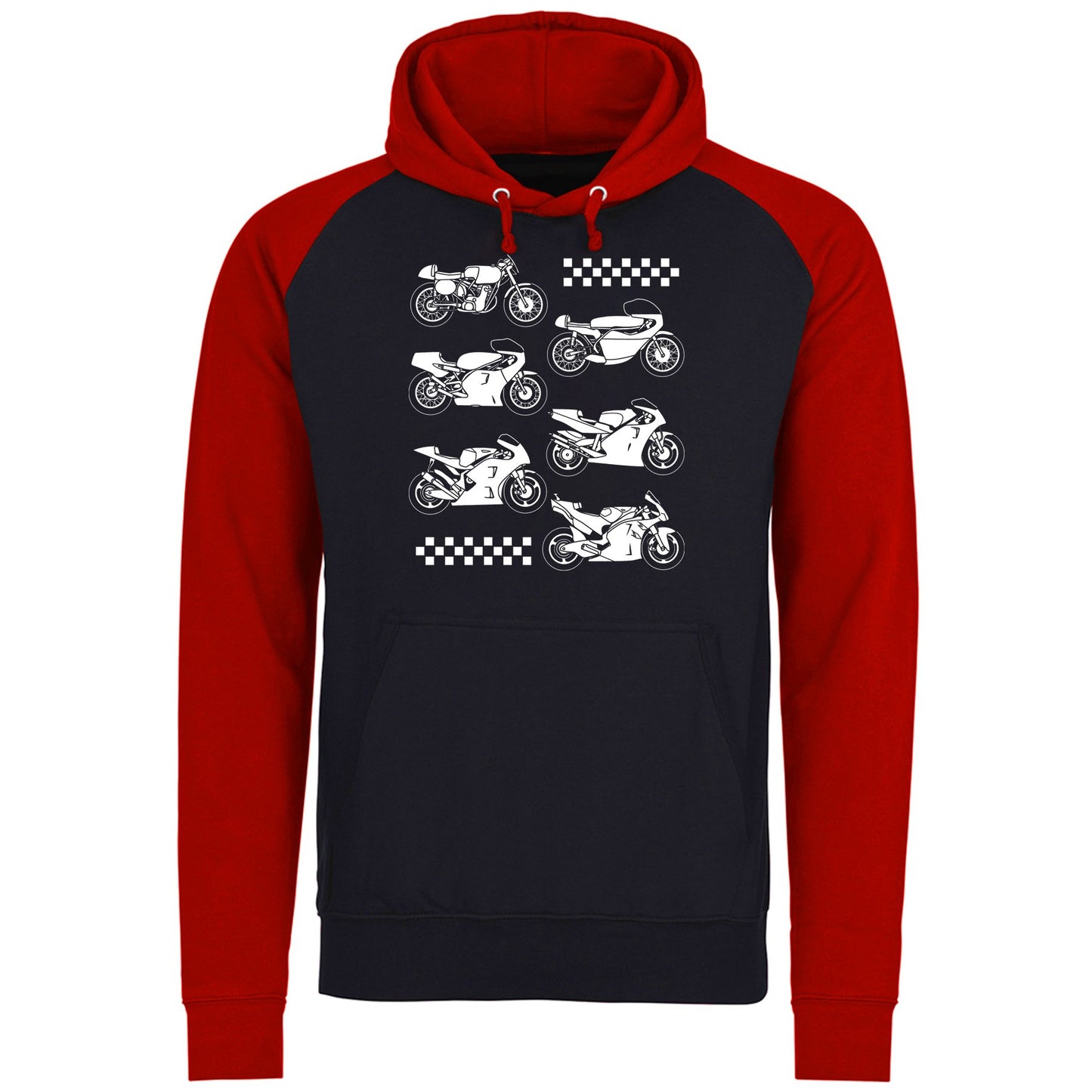 Evolution Of The GP Motorbike Baseball Hoodie