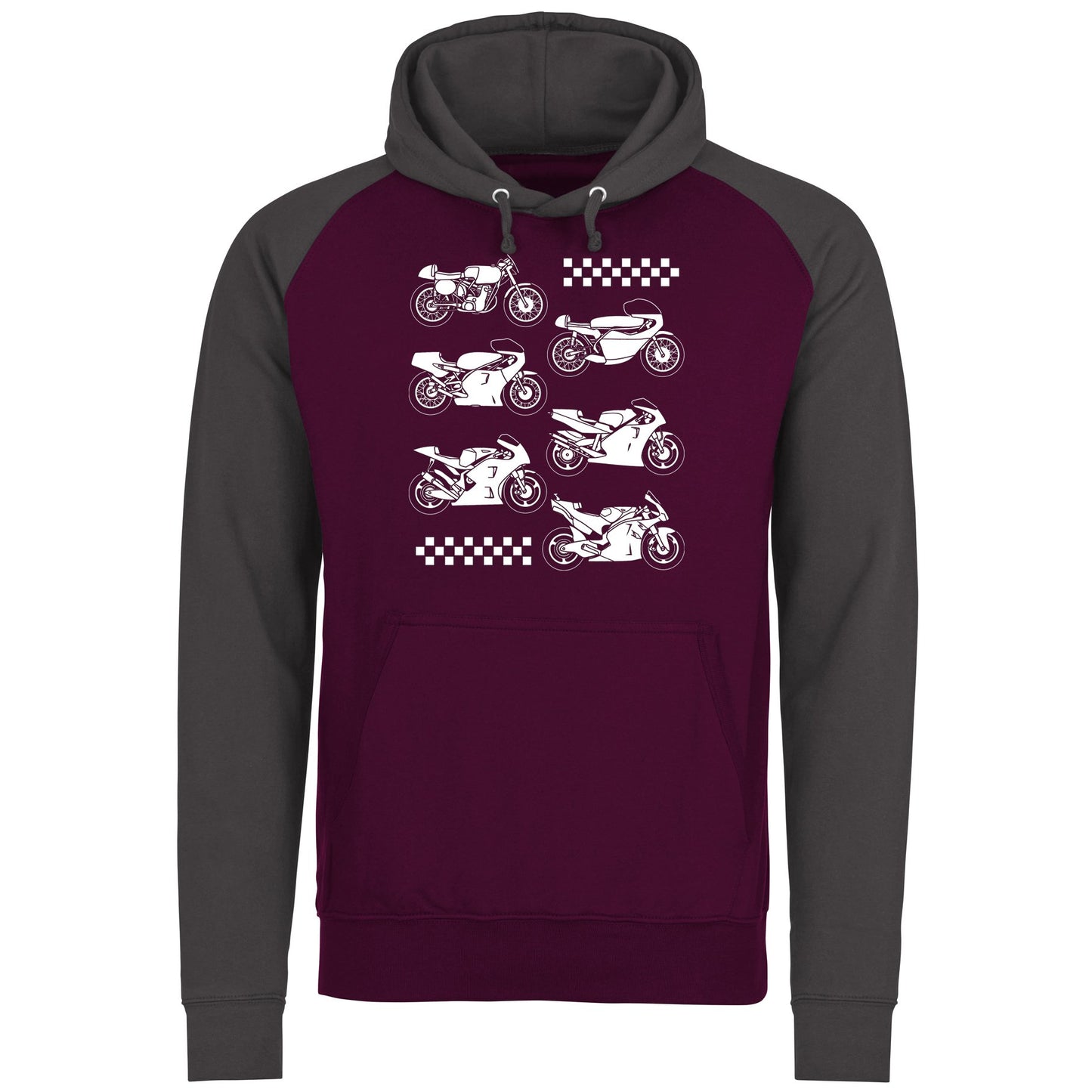 Evolution Of The GP Motorbike Baseball Hoodie