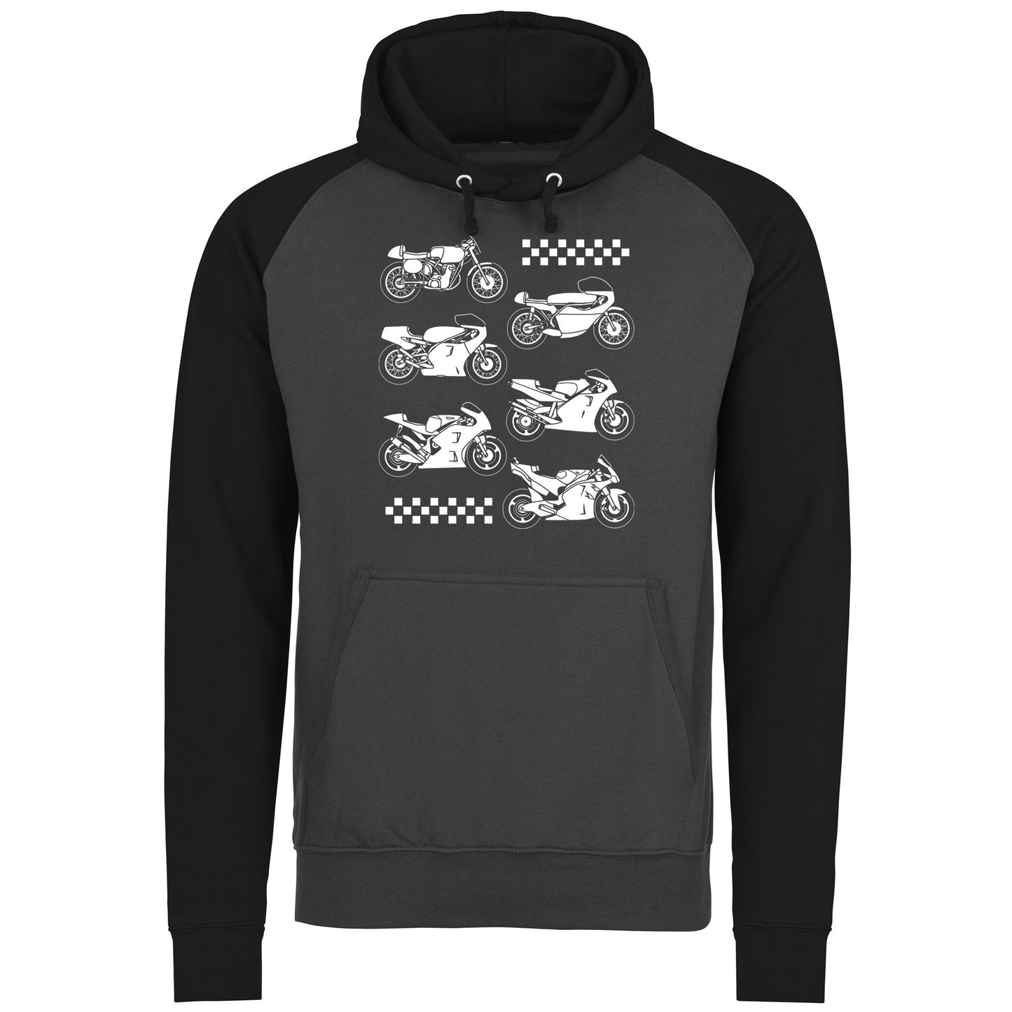 Evolution Of The GP Motorbike Baseball Hoodie