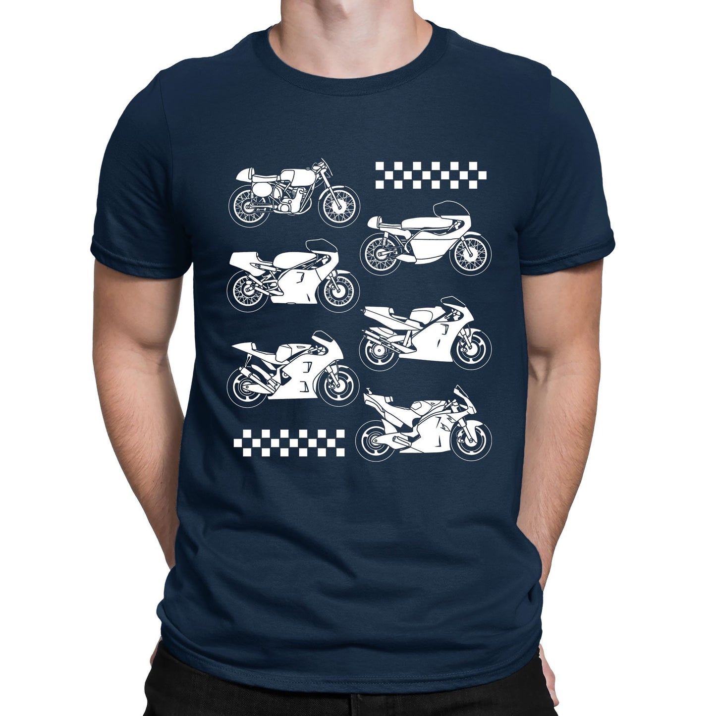 Evolution Of The GP Motorbike Mens T-shirt