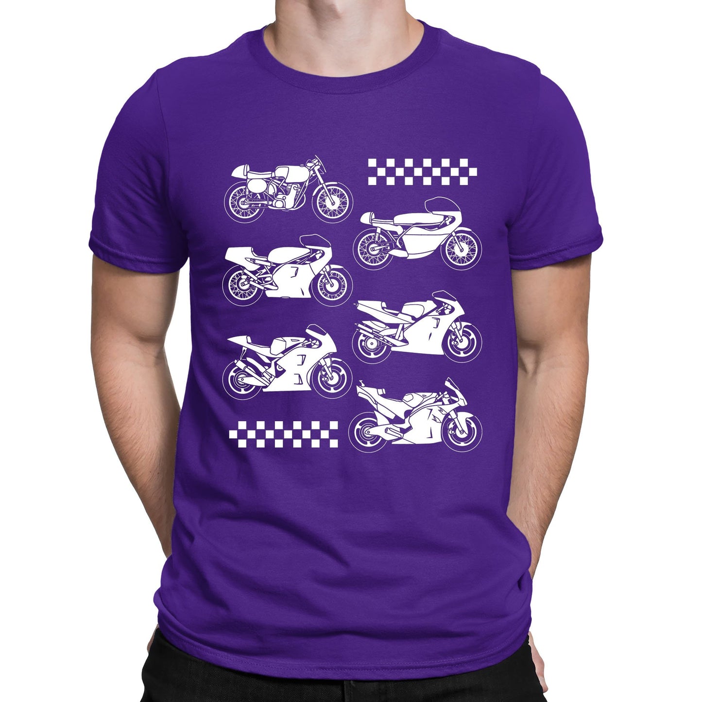 Evolution Of The GP Motorbike Mens T-shirt