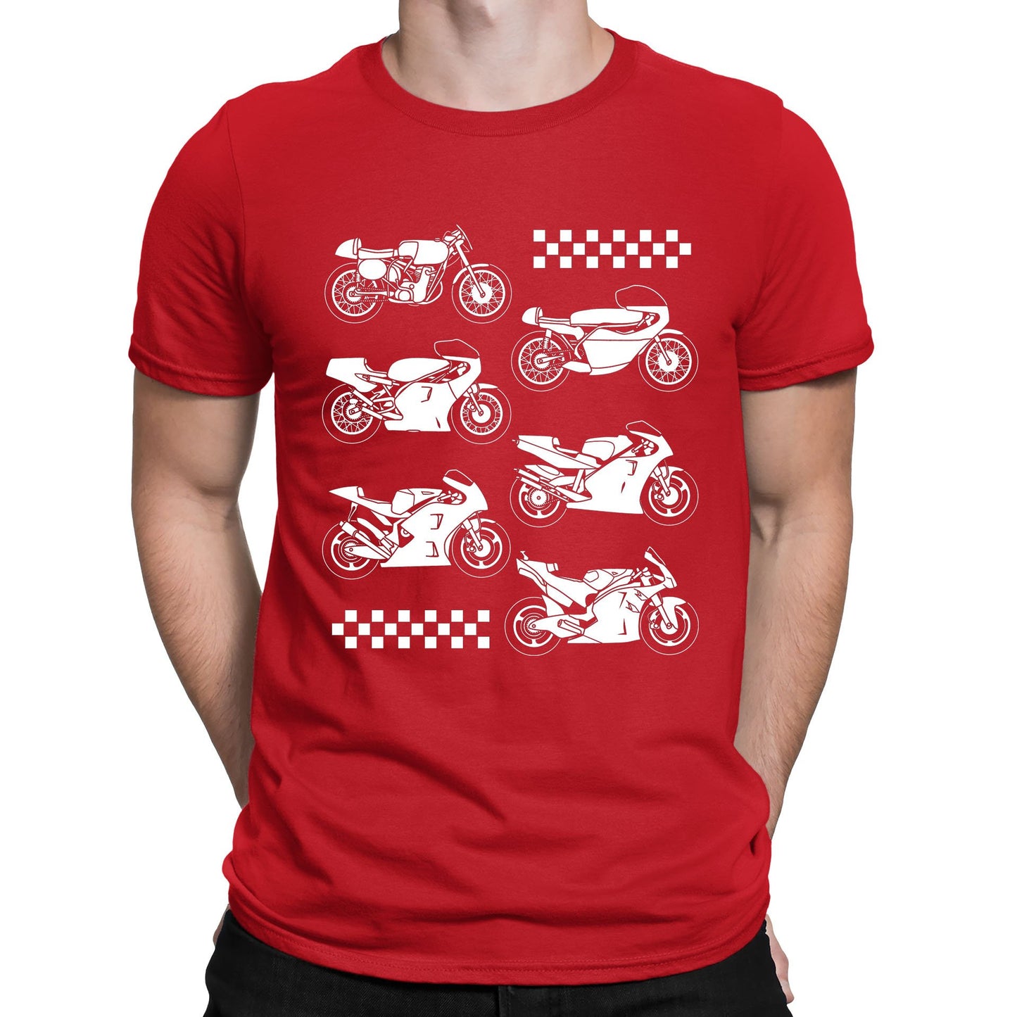 Evolution Of The GP Motorbike Mens T-shirt
