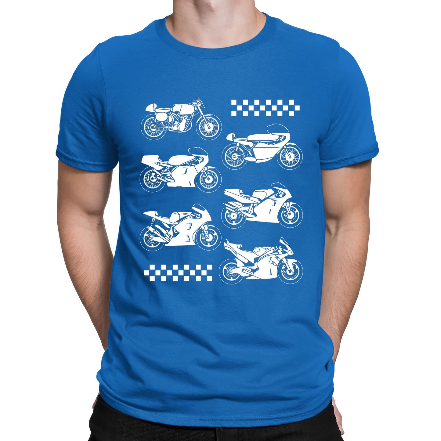 Evolution Of The GP Motorbike Mens T-shirt