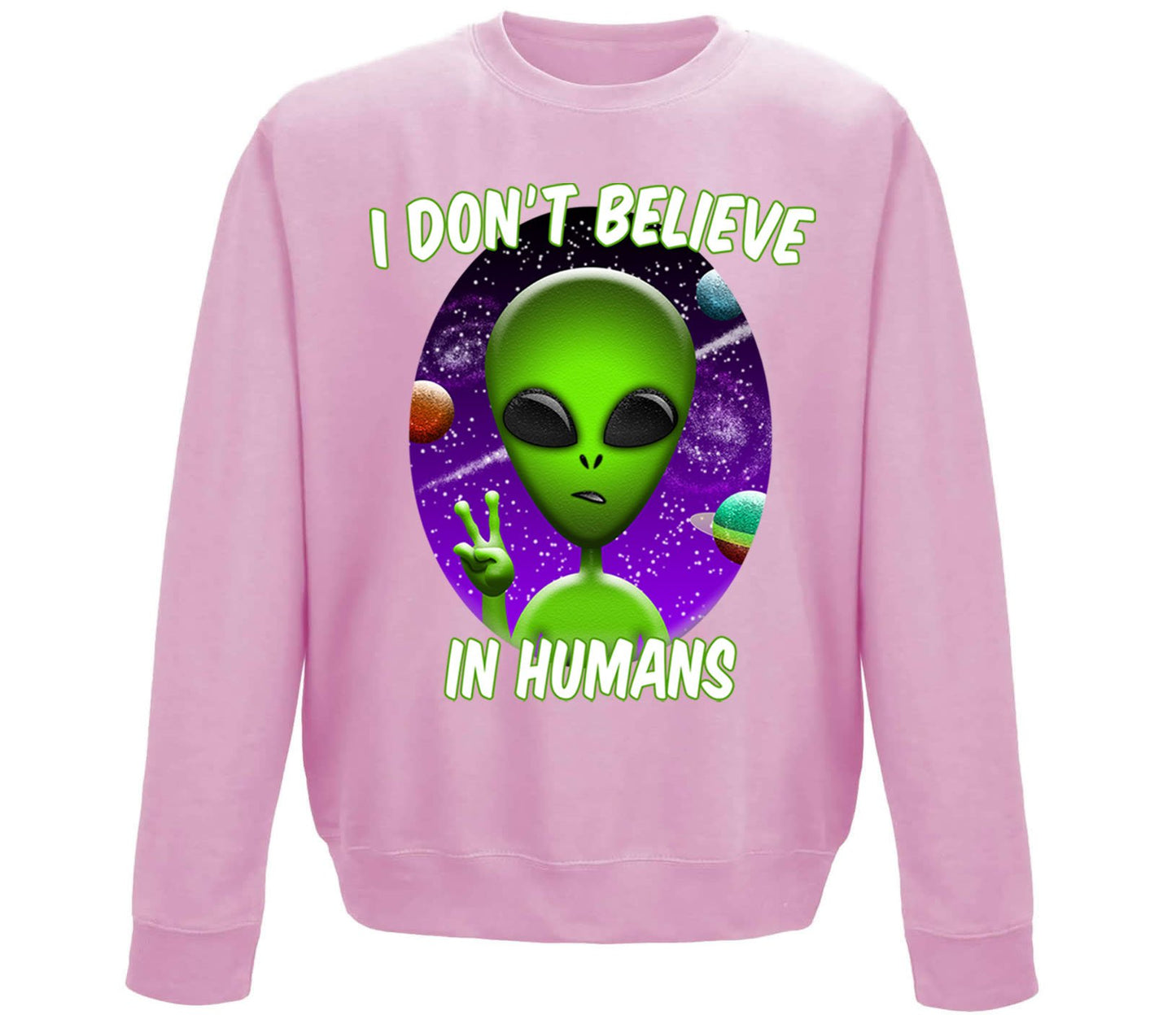 I Don't Believe In Humans Childrens Sweatshirt