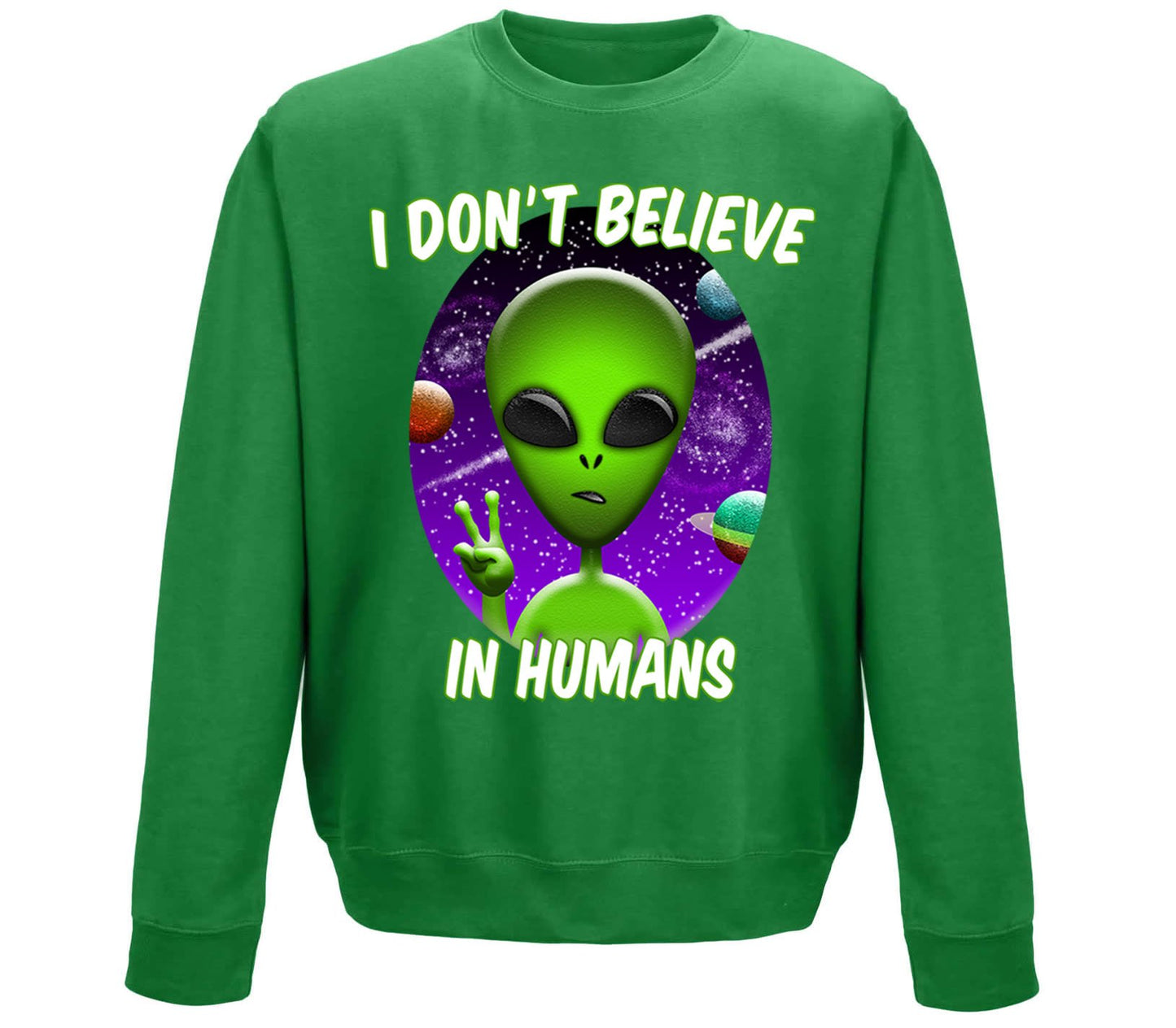 I Don't Believe In Humans Childrens Sweatshirt