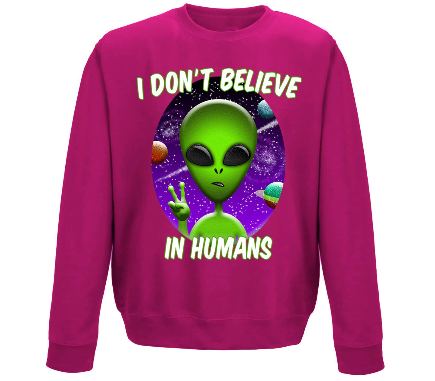 I Don't Believe In Humans Childrens Sweatshirt