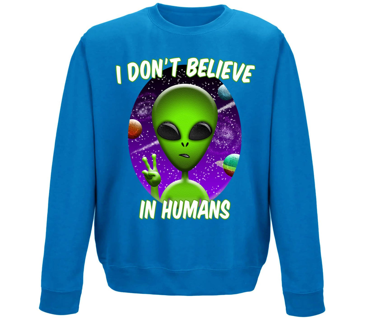 I Don't Believe In Humans Childrens Sweatshirt