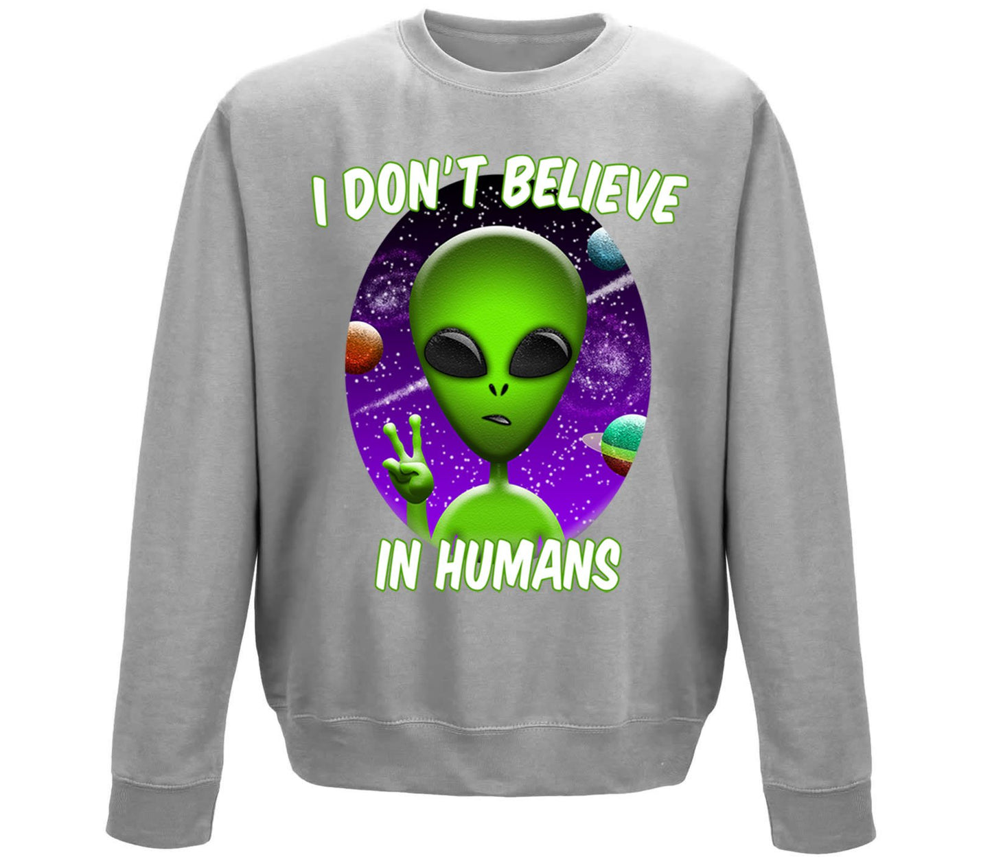 I Don't Believe In Humans Childrens Sweatshirt