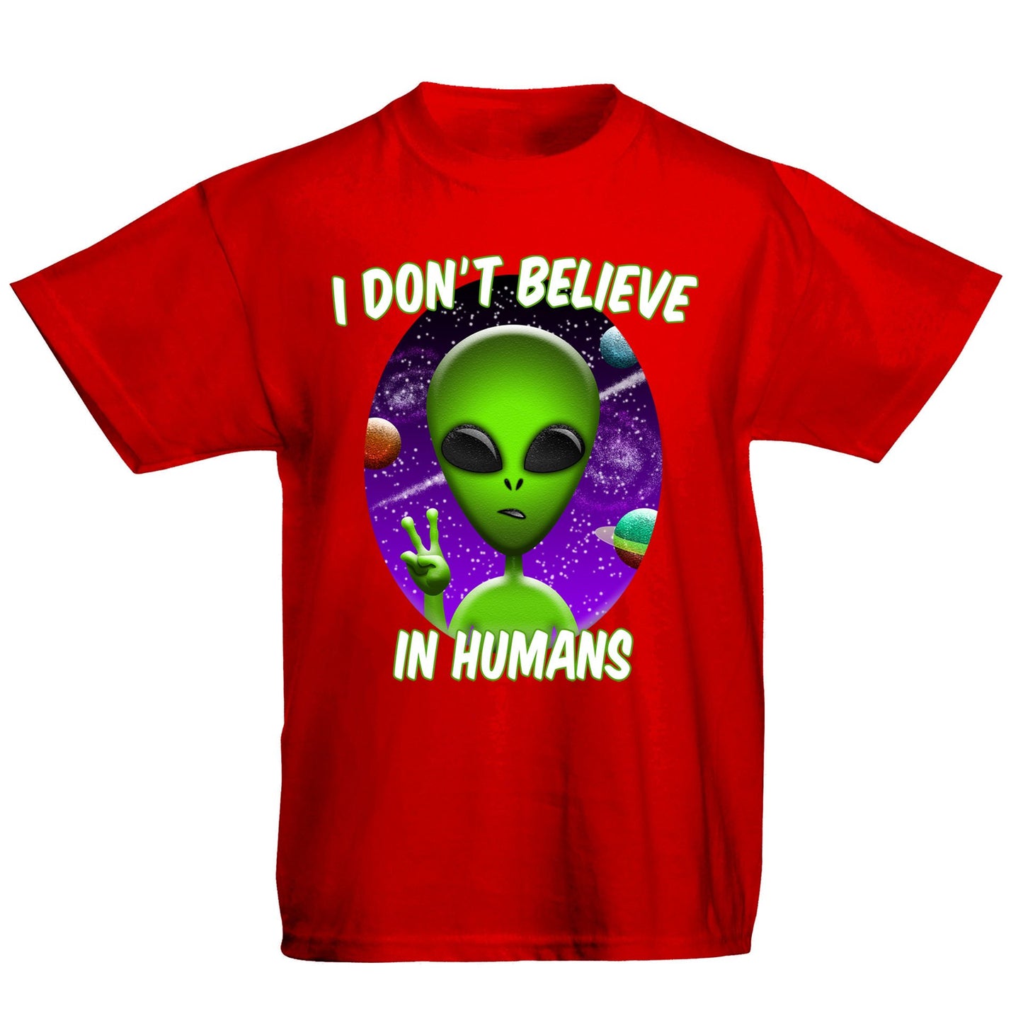 I Don't Believe In Humans Kids T-shirt