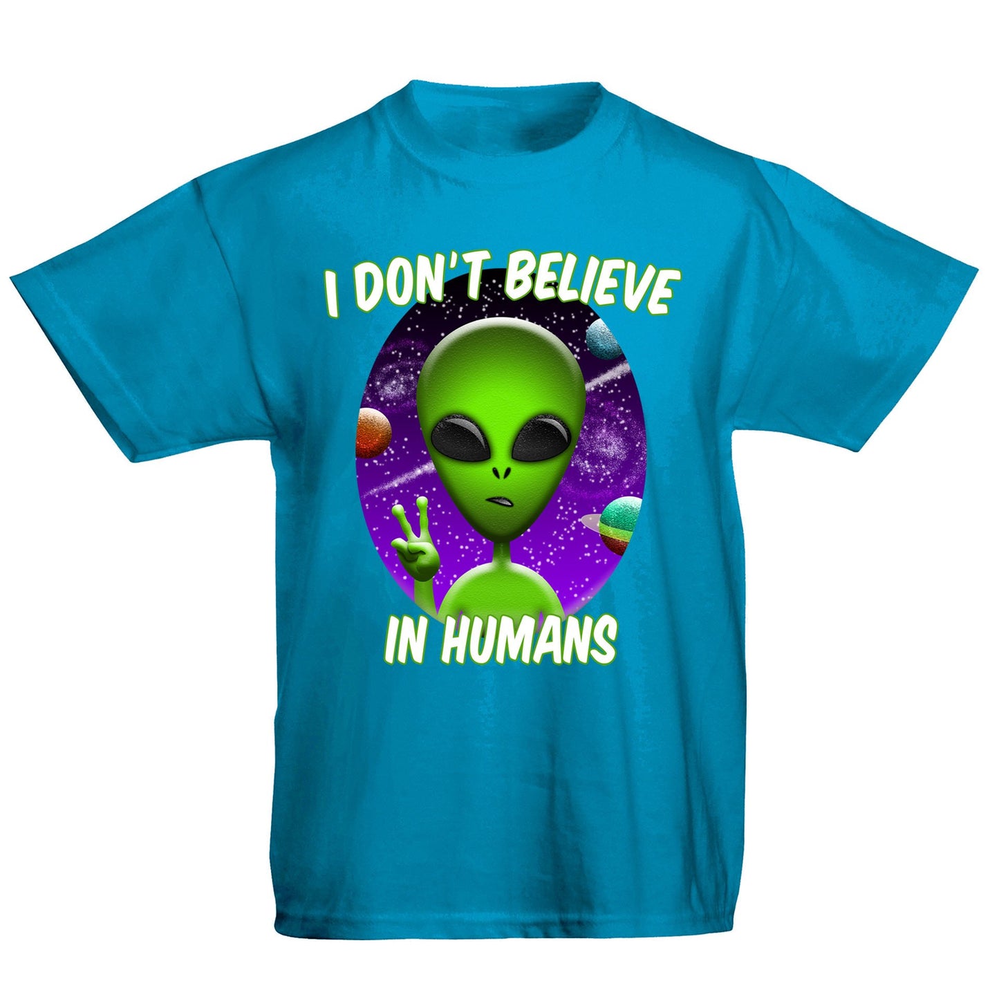 I Don't Believe In Humans Kids T-shirt