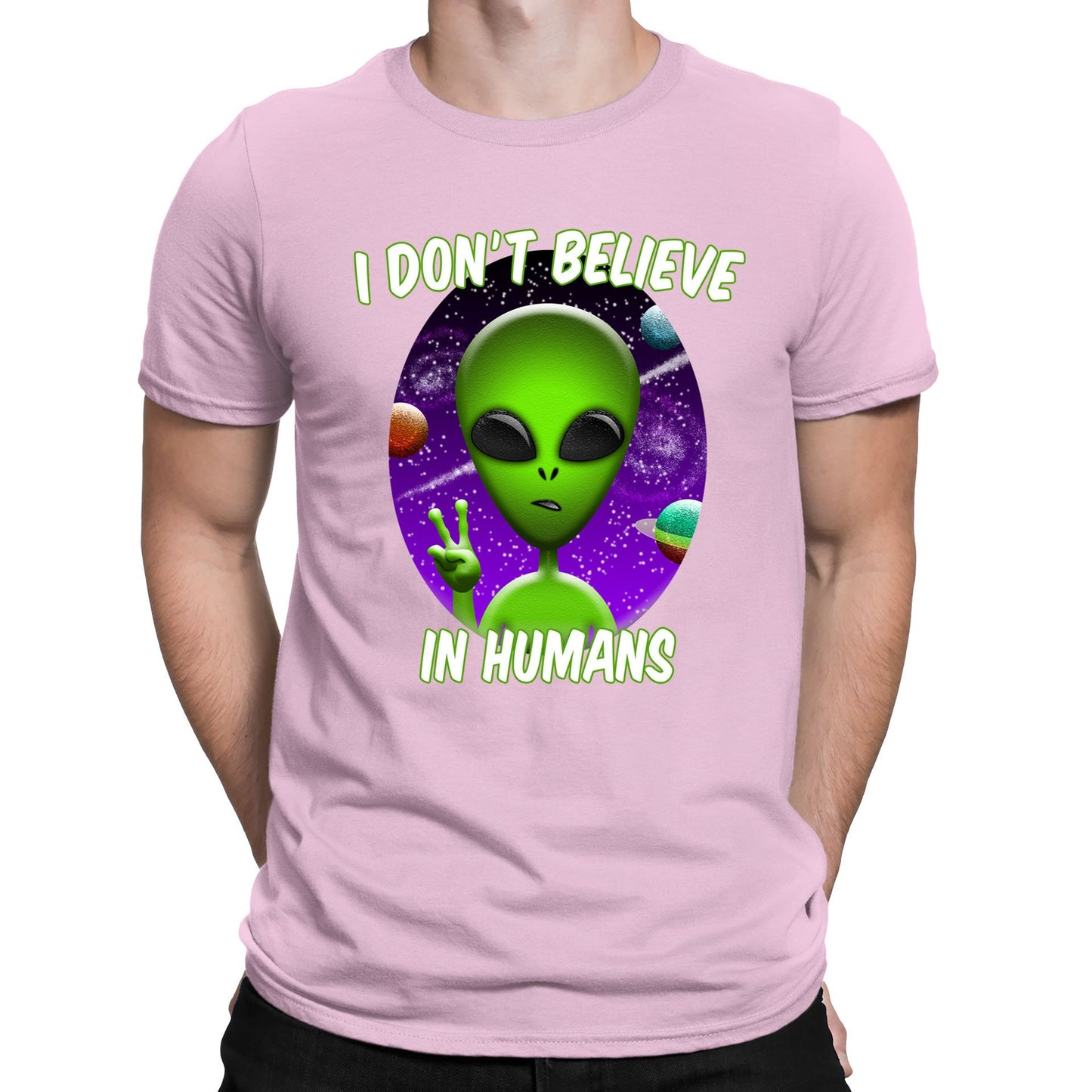 I Don't Believe In Humans Mens T-shirt