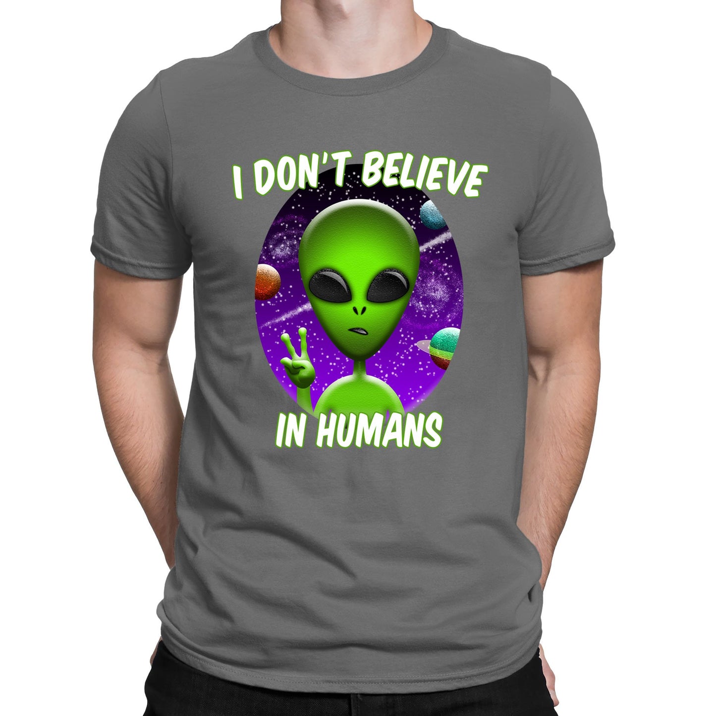 I Don't Believe In Humans Mens T-shirt