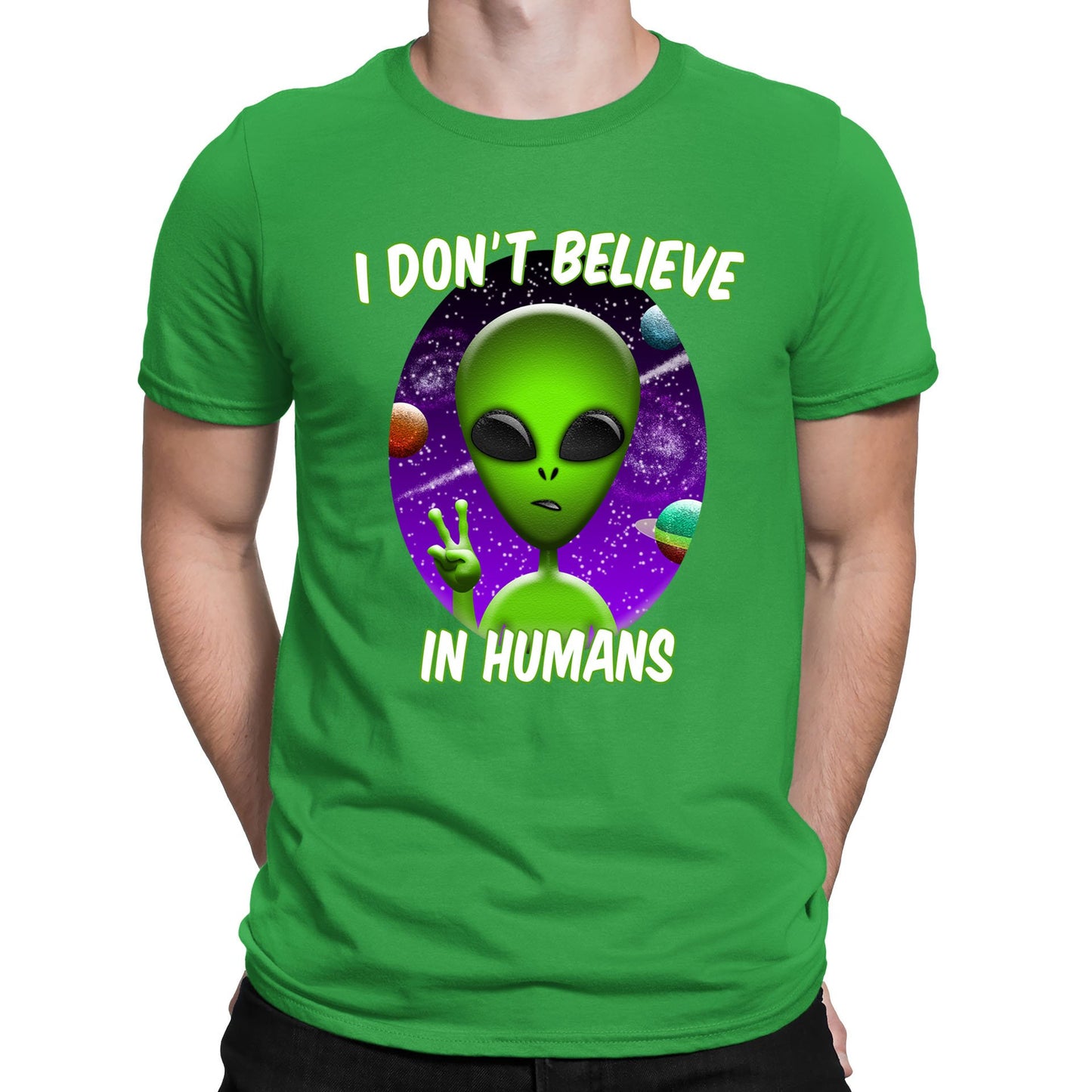 I Don't Believe In Humans Mens T-shirt