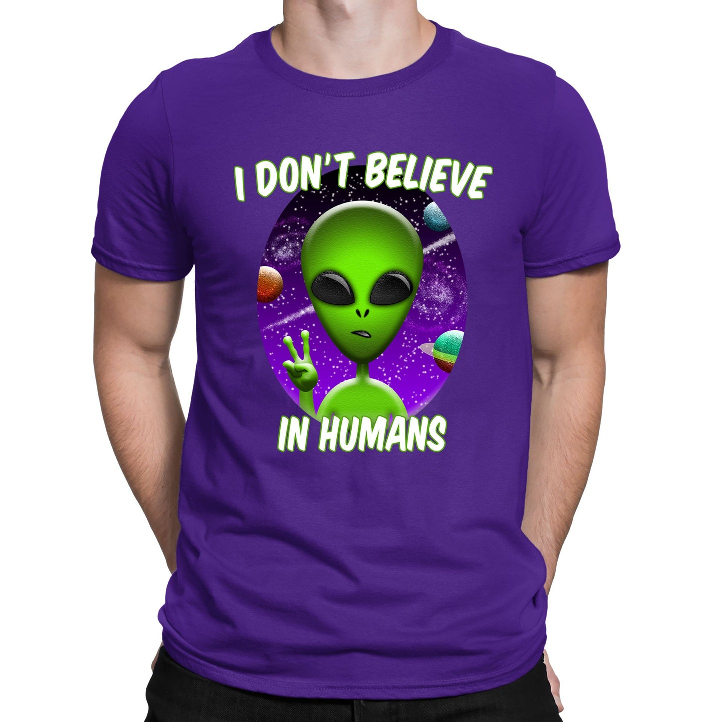 I Don't Believe In Humans Mens T-shirt