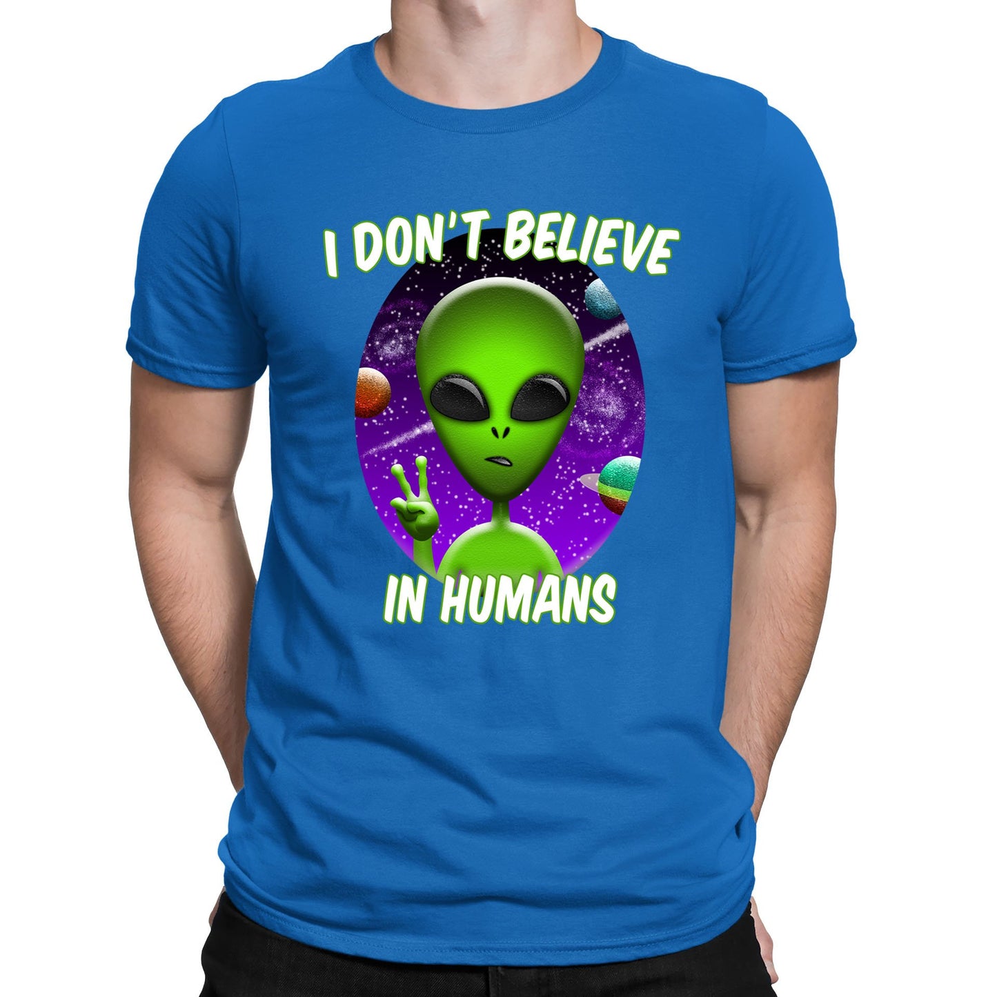 I Don't Believe In Humans Mens T-shirt