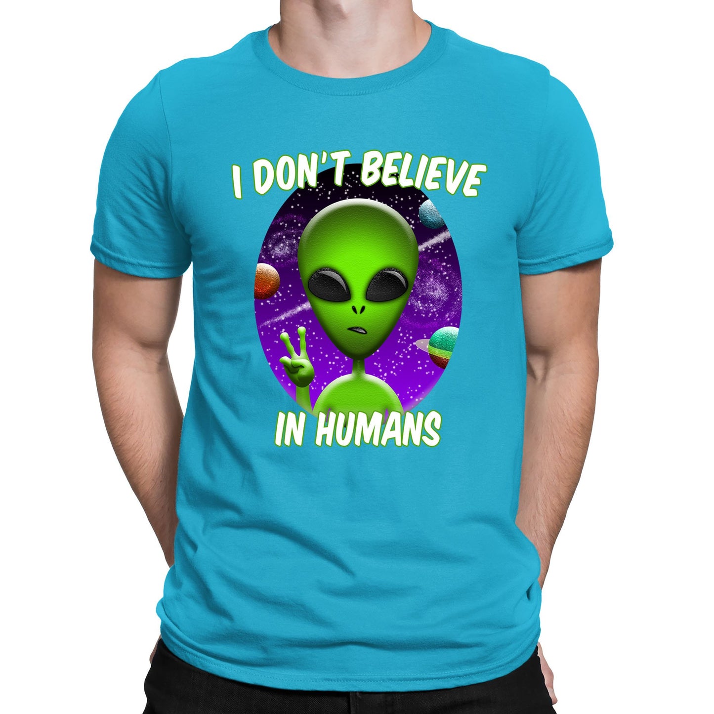 I Don't Believe In Humans Mens T-shirt