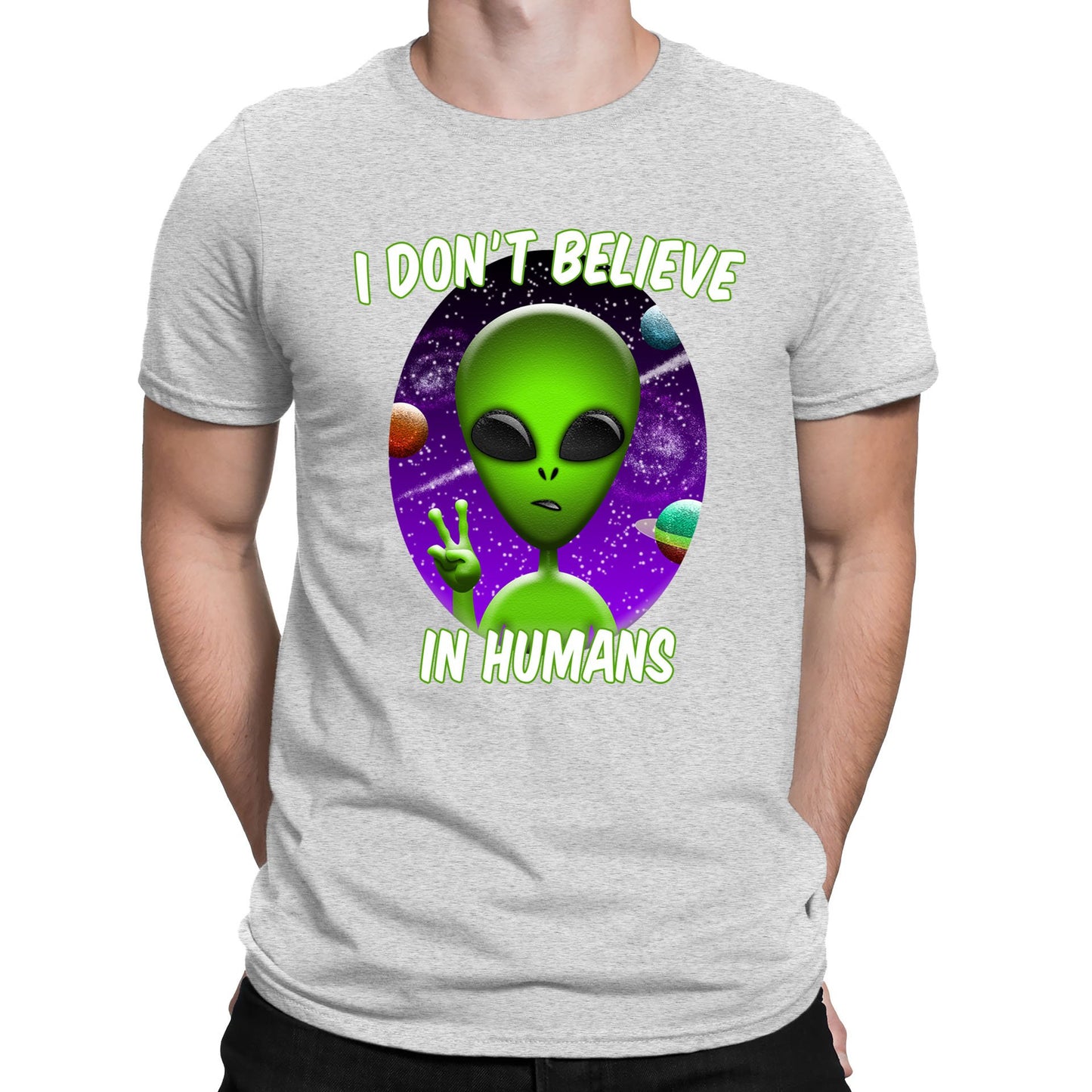 I Don't Believe In Humans Mens T-shirt