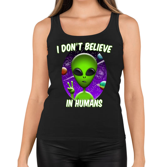 I Don't Believe In Humans Womens Vest