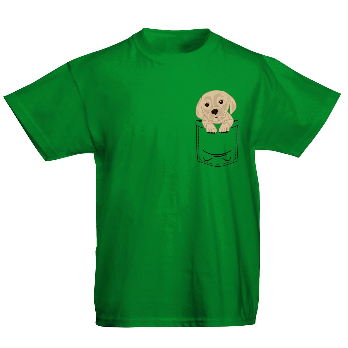 Puppy Pocket Print Kids T-shirt