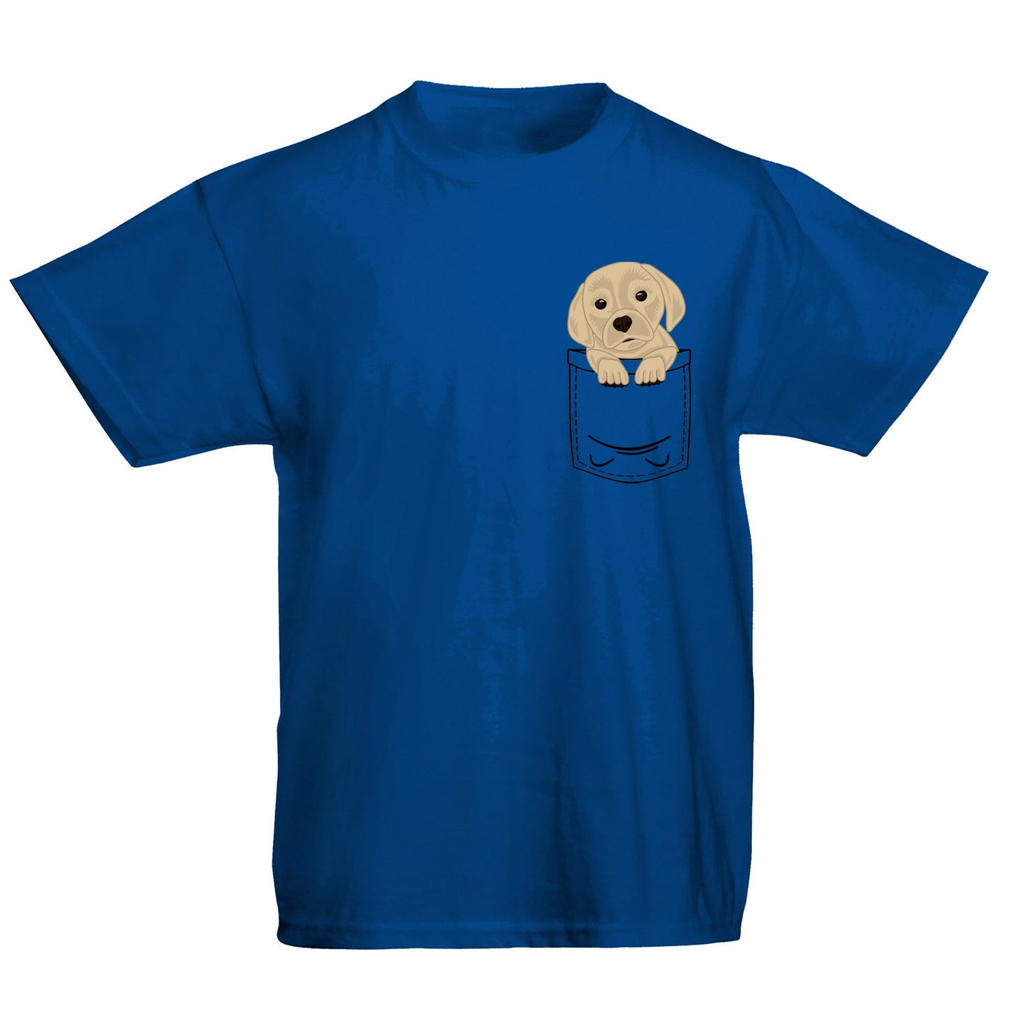 Puppy Pocket Print Kids T-shirt