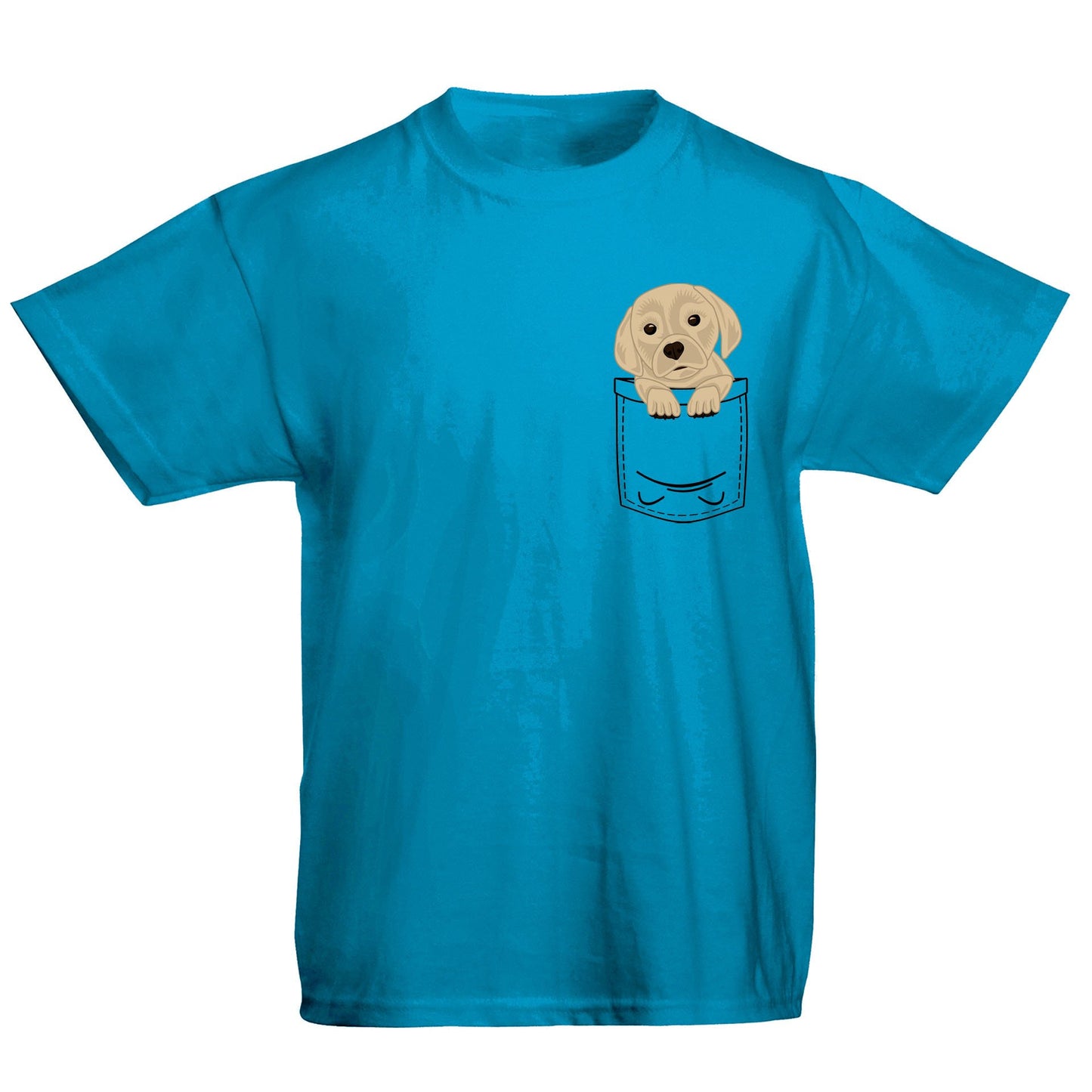 Puppy Pocket Print Kids T-shirt