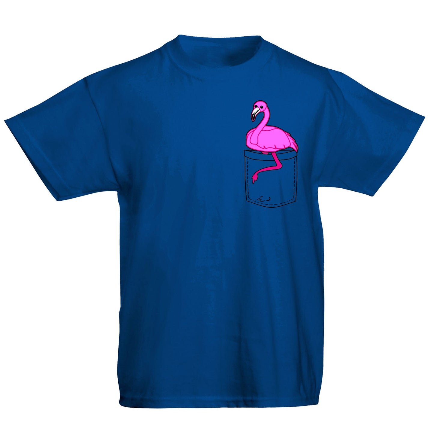 Flamingo Pocket Print Kids T-shirt