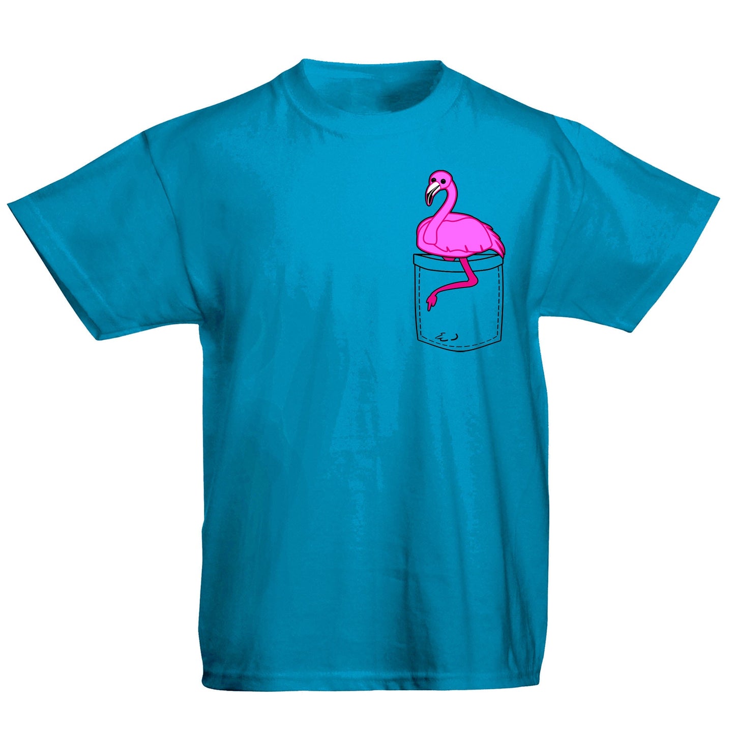 Flamingo Pocket Print Kids T-shirt