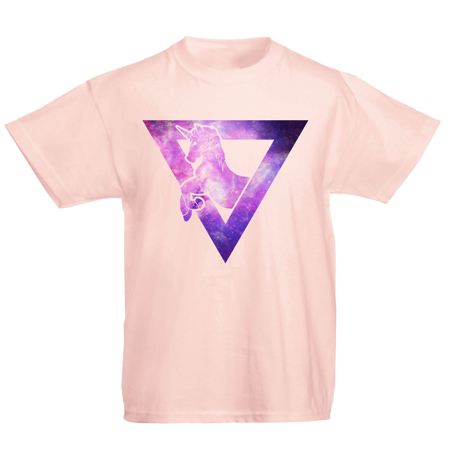 Galaxy Uniciorn Geometric Kids T-shirt