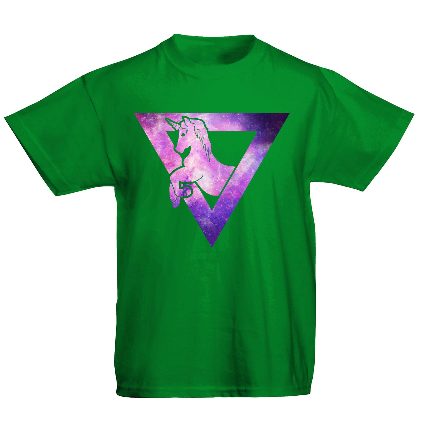 Galaxy Uniciorn Geometric Kids T-shirt